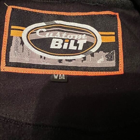 BILT motorcycle jacket Black hood removable fleece vest zip & snap pockets Sz M - Picture 5 of 16